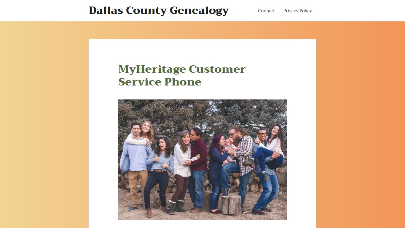 MyHeritage Customer Service Phone (Updated 2021) - Dallas County Genealogy